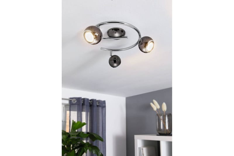 Spotlight Eglo Bimeda med 3 Lamper Nikkel-Nero, Krom - Grå/Krom - Belysning - Lyspærer & lyskilder - LED-belysning - LED-spotlight