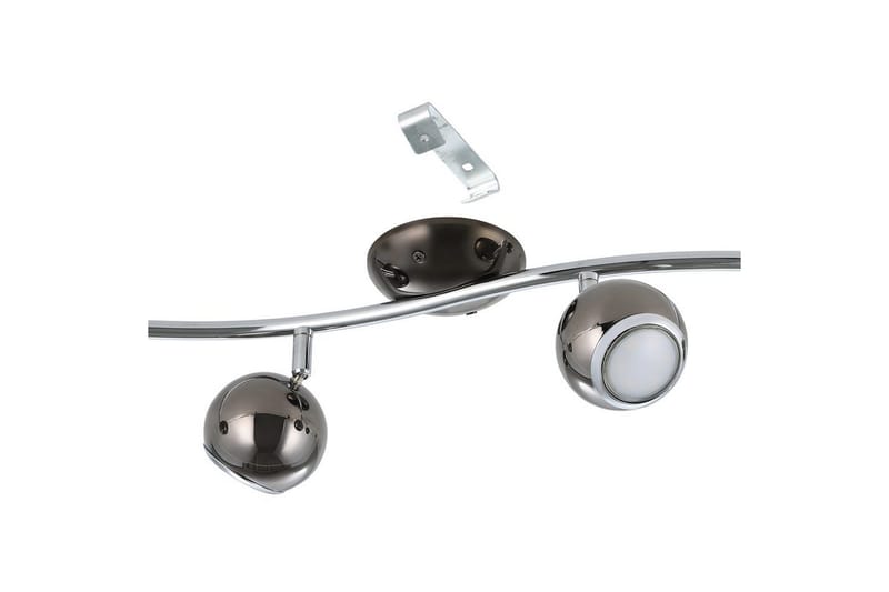 Spotlight Eglo Bimeda med 4 lamper nikkel-nero, krom - Svart/Krom/Grå - Belysning - Lyspærer & lyskilder - LED-belysning - LED-spotlight