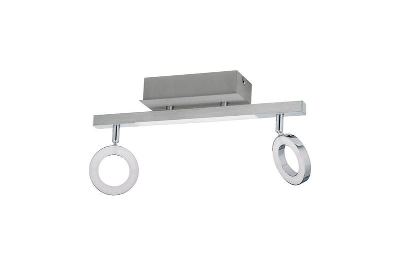 Spotlight Eglo Cardillio 1 med 2 lamper, Krom/Sølv