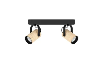 Spotlight Eglo Cayuca med 2 lamper - Svart/Brun - Belysning - Lyspærer & lyskilder - LED-belysning - LED-spotlight