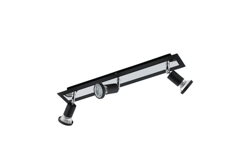 Spotlight Eglo Sarria med 3 Lamper Svart, Krom - Svart/Krom - Belysning - Lyspærer & lyskilder - LED-belysning - LED-spotlight