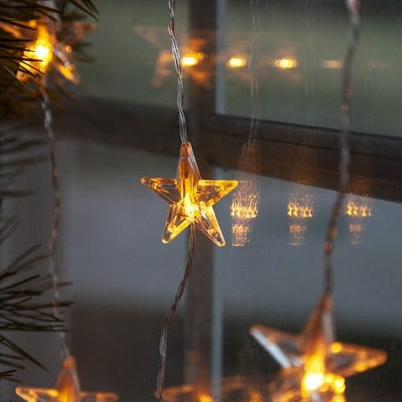 Star Curtain lysgardin 180 cm - transparent - Belysning - Lyspærer & lyskilder - LED-belysning - LED lysslynge