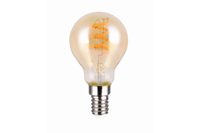 Trio Lighting LK LED E14 filament klassisk 4W 150lm 1800K brun - Belysning - Lyspærer & lyskilder - LED-belysning