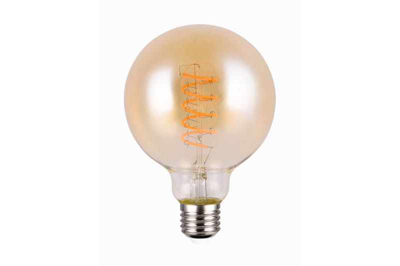 Trio Lighting LK LED E27 filament big globe 4W 200lm 1800K brun - Belysning - Lyspærer & lyskilder - LED-belysning