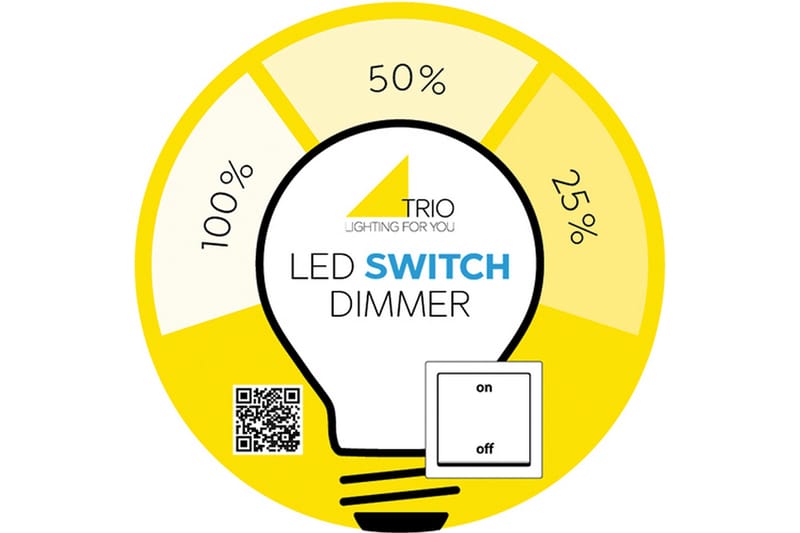 Trio Lighting LK LED E27 filament industrial 4W 200lm 1800K brun - Belysning - Lyspærer & lyskilder - LED-belysning