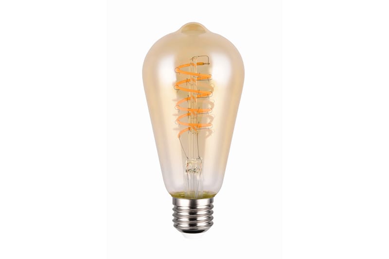 Trio Lighting LK LED E27 filament industrial 4W 200lm 1800K brun - Belysning - Lyspærer & lyskilder - LED-belysning