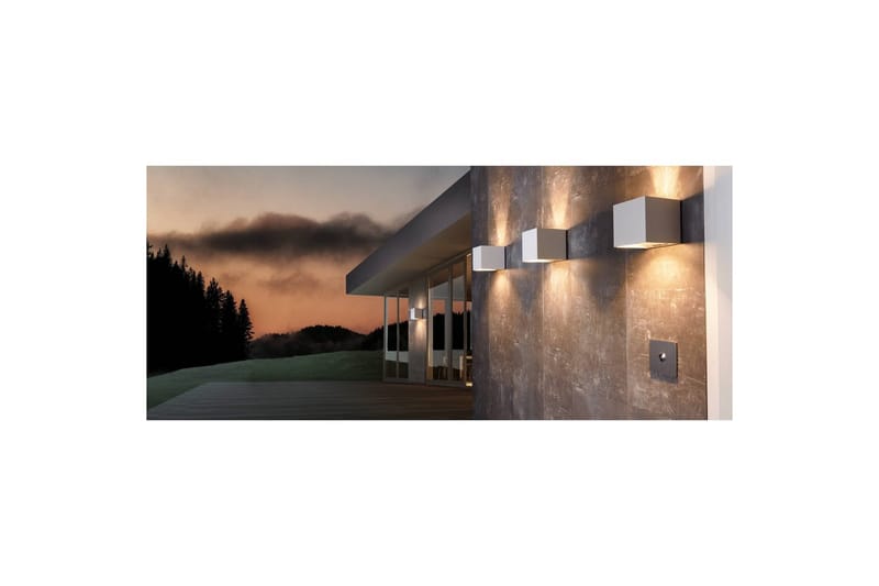 Vegglampe utendørsbelysning Eglo Calpino hvit - Hvit - Belysning - Utebelysning - Markbelysning - Hagespotlight