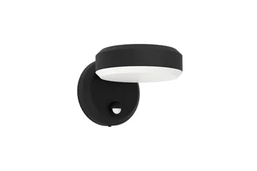 Vegglampe utendørsbelysning Eglo Fornaci med sensor - Hvit/Svart - Belysning - Utebelysning - Markbelysning - Hagespotlight
