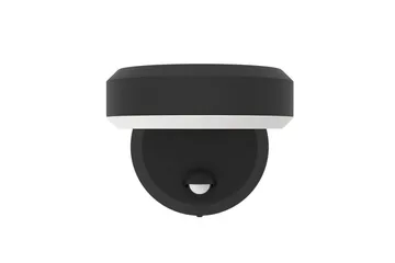 Vegglampe utendørsbelysning Eglo Fornaci med sensor - Hvit/Svart - Belysning - Utebelysning - Markbelysning - Hagespotlight