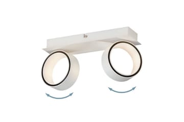 LED-spotlight Eglo Albariza Hvit 2 Lamper - 2 Lamper - Belysning - Lyspærer & lyskilder - Spotlights & downlights