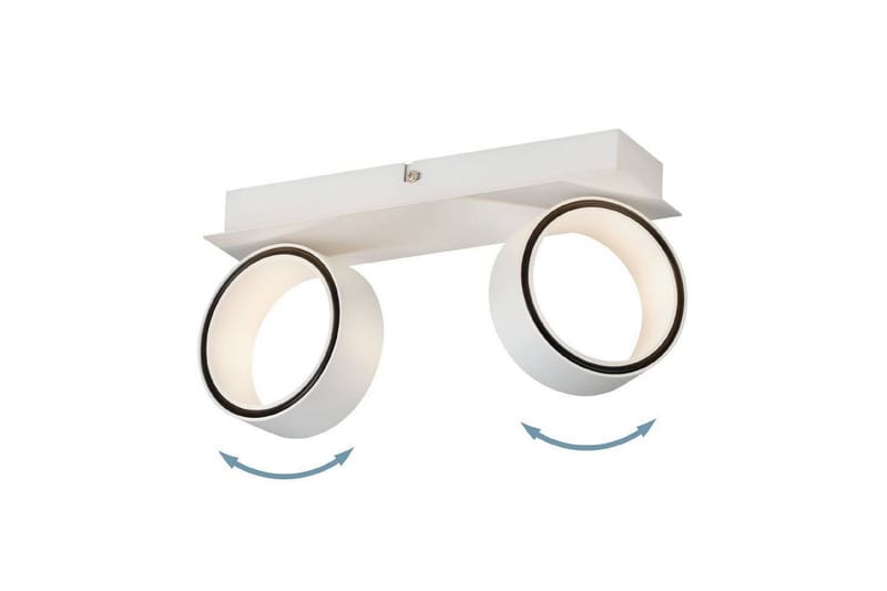 LED-spotlight Eglo Albariza Hvit 2 Lamper - 2 Lamper - Belysning - Lyspærer & lyskilder - Spotlights & downlights