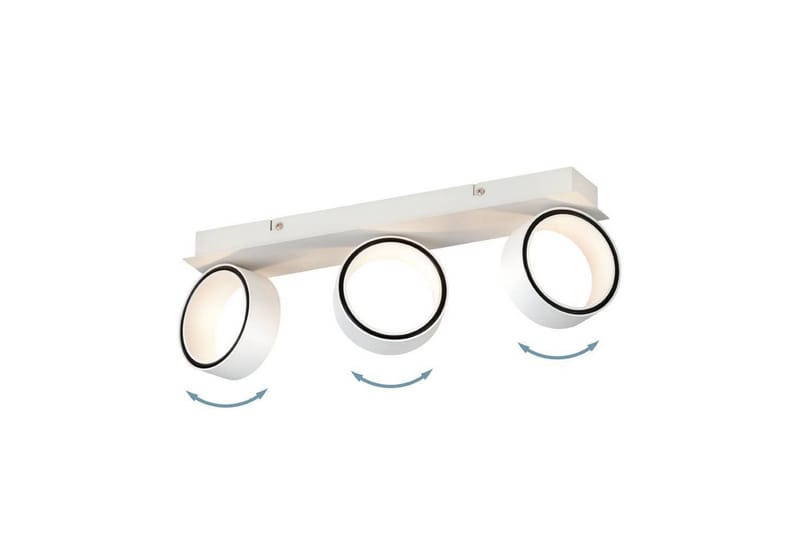 LED-spotlight Eglo Albariza Hvit 3 lamper - 3 lamper - Belysning - Lyspærer & lyskilder - Spotlights & downlights