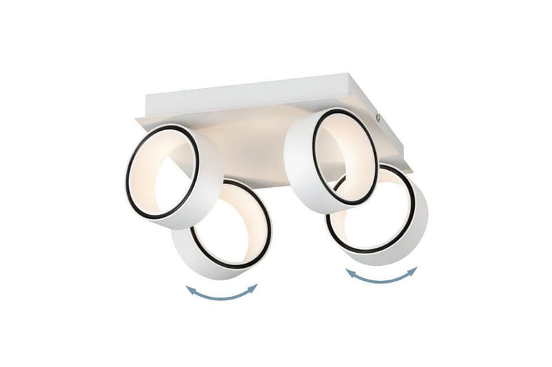 LED-spotlight Eglo Albariza Hvit 4 Lamper - 4 Lamper - Belysning - Lyspærer & lyskilder - Spotlights & downlights