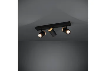 LED-spotlight Eglo Cartagena Svart/Tre 3 lamper - 3 lamper - Belysning - Lyspærer & lyskilder - Spotlights & downlights
