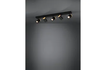 LED-spotlight Eglo Cartagena Svart/Tre 5 Lamper - 5 Lamper - Belysning - Lyspærer & lyskilder - Spotlights & downlights