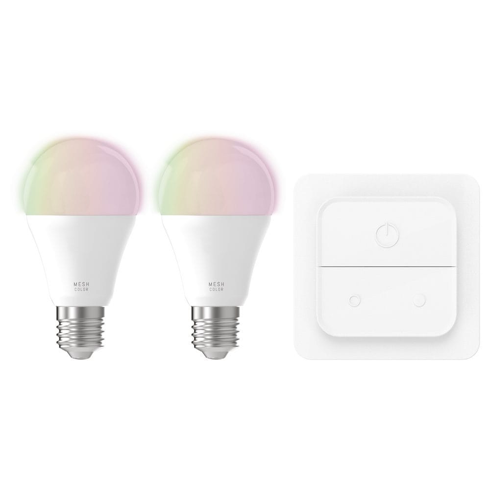 Lyskilde 2xLM-ZIG-RGB/CCT E27 A60 9W Bryter - 6 cm