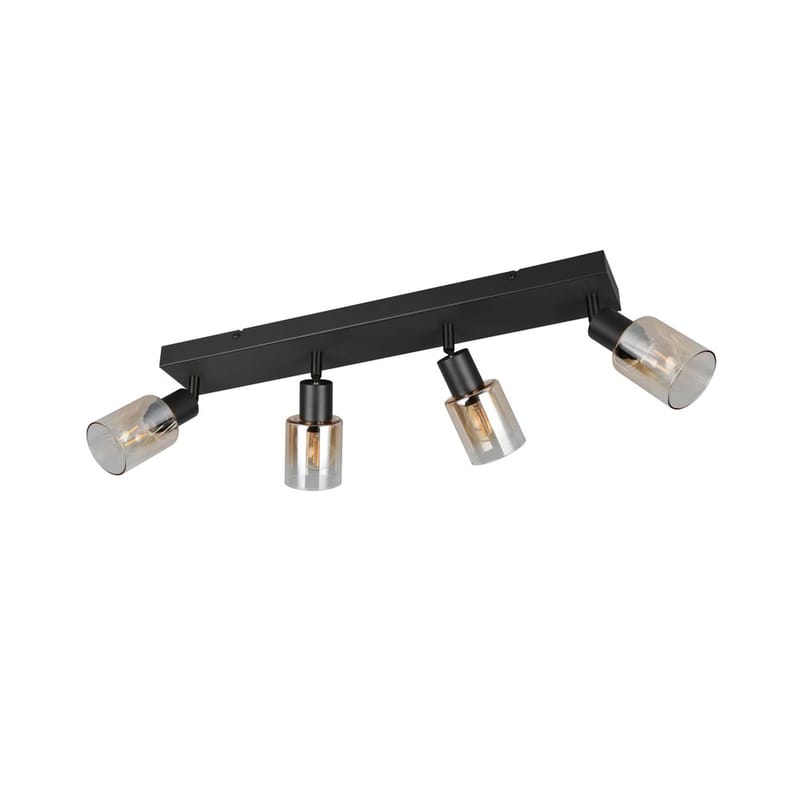 Spot TRIO Cadiz - 4 lamper, Matt svart - Belysning - Lyspærer & lyskilder - Spotlights & downlights