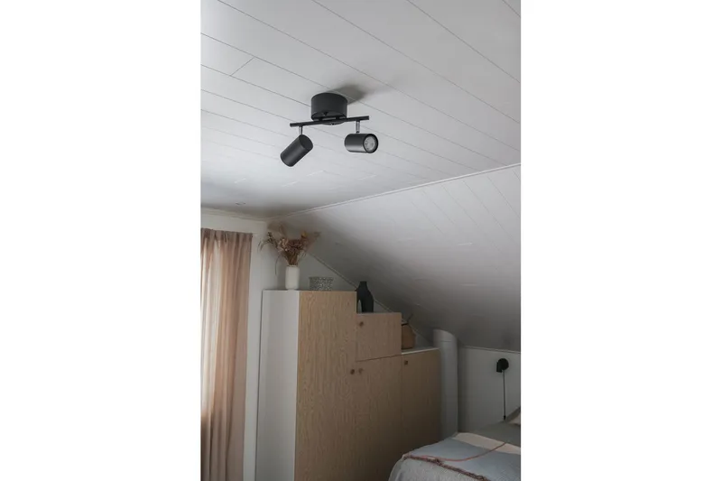 Spot TRIO Marlina 2-del, Matt svart - 2-del, Matt svart - Belysning - Lyspærer & lyskilder - Spotlights & downlights
