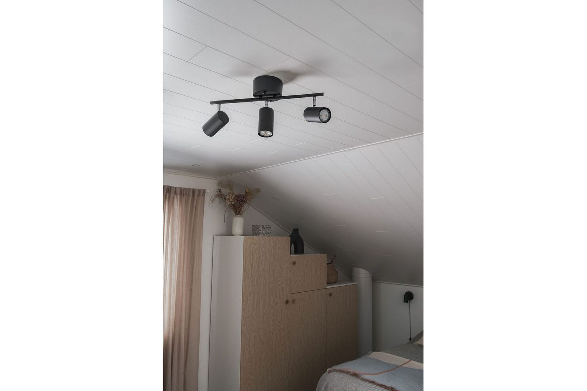 Spot TRIO Marlina 3-delt, Matt svart - 3-delt, Matt svart - Belysning - Lyspærer & lyskilder - Spotlights & downlights