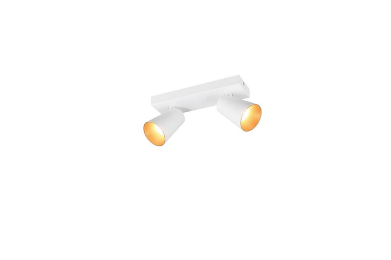 Spot TRIO Sharp 2-del, Matt hvit/gull - 2-del, Matt hvit/gull - Belysning - Lyspærer & lyskilder - Spotlights & downlights
