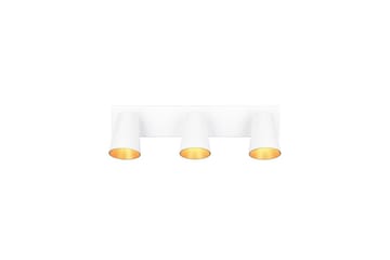 Spot TRIO Sharp 3-delt, Matt hvit/gull - 3-delt, Matt hvit/gull - Belysning - Lyspærer & lyskilder - Spotlights & downlights