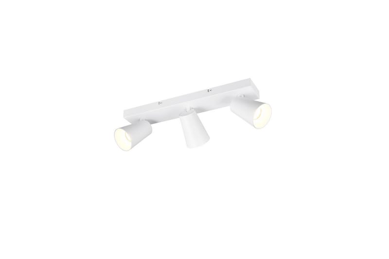 Spot TRIO Sharp 3-delt, Matt hvit/gull - 3-delt, Matt hvit/gull - Belysning - Lyspærer & lyskilder - Spotlights & downlights