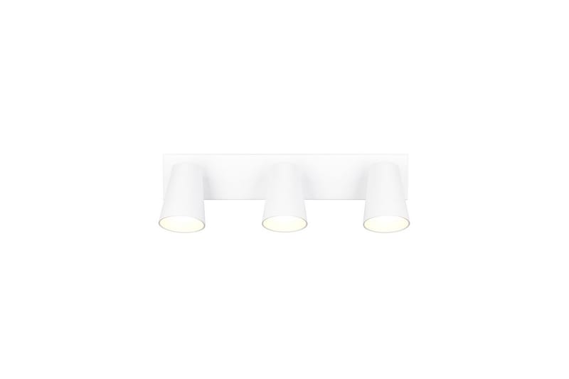 Spot TRIO Sharp 3-delt, Matt hvit/gull - 3-delt, Matt hvit/gull - Belysning - Lyspærer & lyskilder - Spotlights & downlights