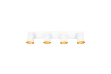 Spot TRIO Sharp 4-del, Matt hvit/gull - 4-del, Matt hvit/gull - Belysning - Lyspærer & lyskilder - Spotlights & downlights