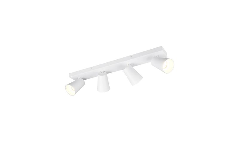 Spot TRIO Sharp 4-del, Matt hvit/gull - 4-del, Matt hvit/gull - Belysning - Lyspærer & lyskilder - Spotlights & downlights