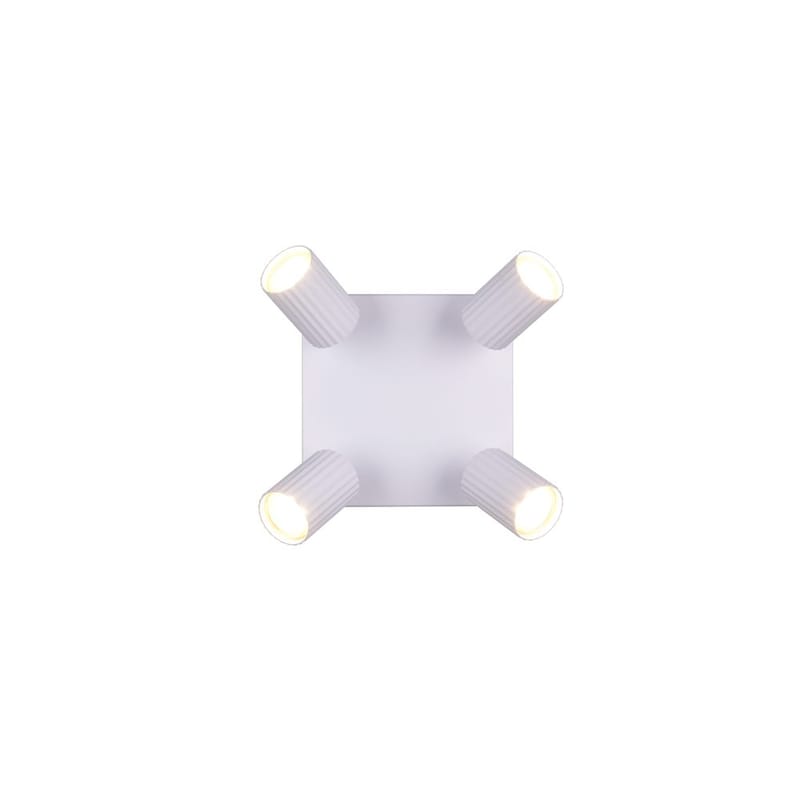 Spot TRIO Soka - 4 lamper, Matt hvit - Belysning - Lyspærer & lyskilder - Spotlights & downlights