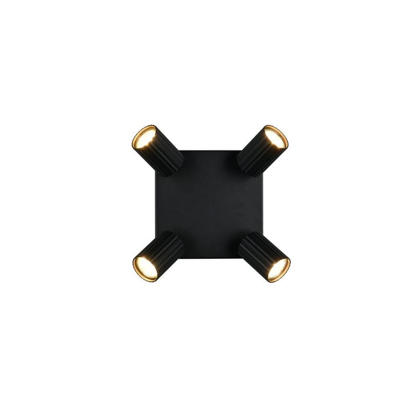 Spot TRIO Soka - 4 lamper, Matt svart - Belysning - Lyspærer & lyskilder - Spotlights & downlights