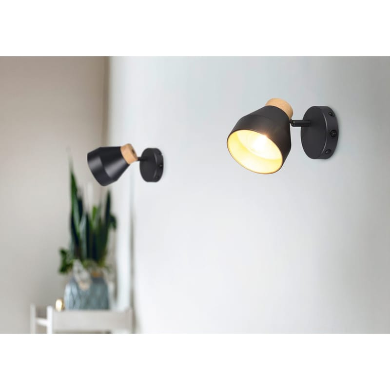 Spot Valentin - 1 lampe, Matt svart - Belysning - Lyspærer & lyskilder - Spotlights & downlights