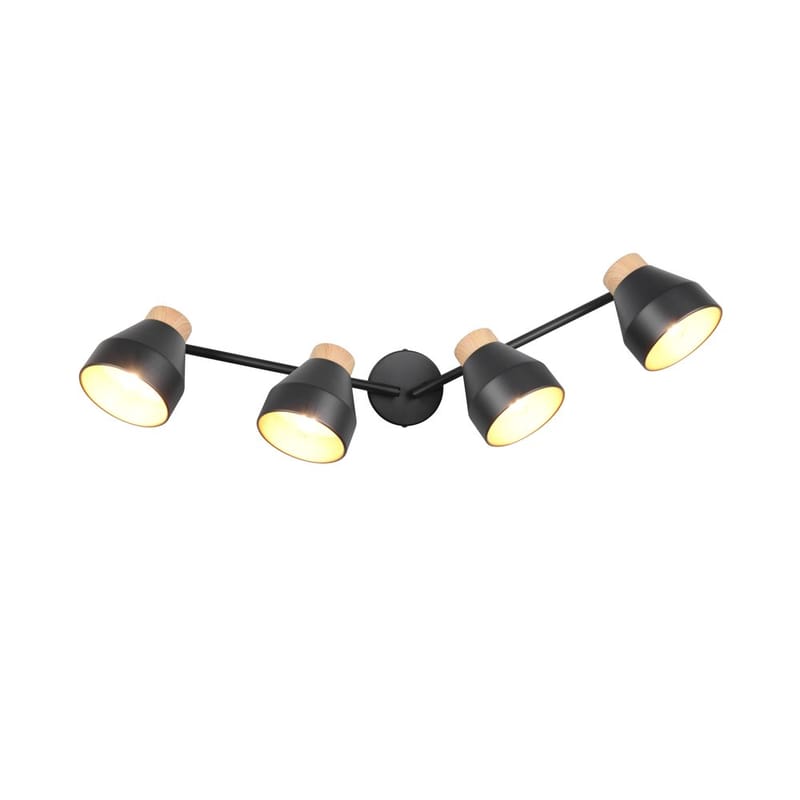 Spot Valentin - 3 lamper, Matt svart - Belysning - Lyspærer & lyskilder - Spotlights & downlights
