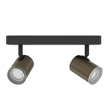 Spotlight Consuma med 2 Lamper - Svart/Brunert - Belysning - Lyspærer & lyskilder - Spotlights & downlights