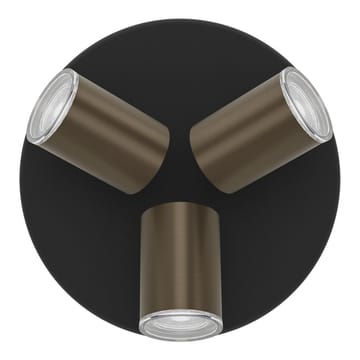 Spotlight Consuma Rund med 3 Lamper - Svart/Brunert - Belysning - Lyspærer & lyskilder - Spotlights & downlights