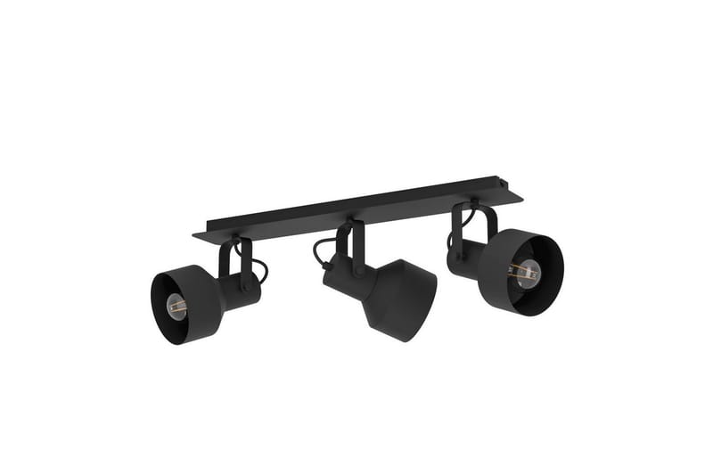 Spotlight Eglo Casibare med 3 lamper, Svart