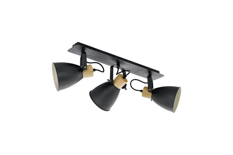 Spotlight Eglo Coswarth med 3 lamper - Antracit/Beige/Brun - Belysning - Lyspærer & lyskilder - Spotlights & downlights