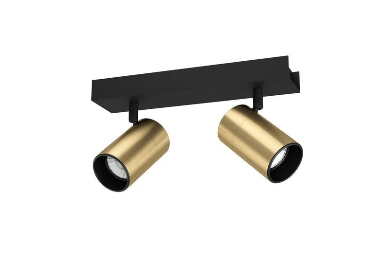 Spotlight Eglo Cumaribo Svart/Messing 2 Lamper, 2 Lamper