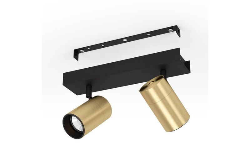 Spotlight Eglo Cumaribo Svart/Messing 2 Lamper - 2 Lamper - Belysning - Lyspærer & lyskilder - Spotlights & downlights