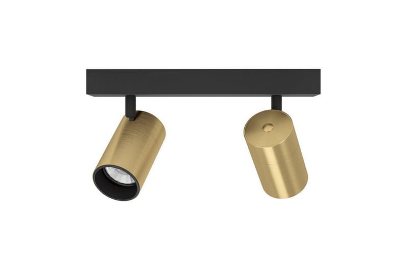 Spotlight Eglo Cumaribo Svart/Messing 2 Lamper - 2 Lamper - Belysning - Lyspærer & lyskilder - Spotlights & downlights
