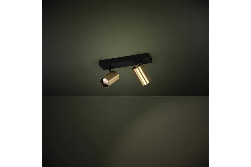 Spotlight Eglo Cumaribo Svart/Messing 2 Lamper - 2 Lamper - Belysning - Lyspærer & lyskilder - Spotlights & downlights