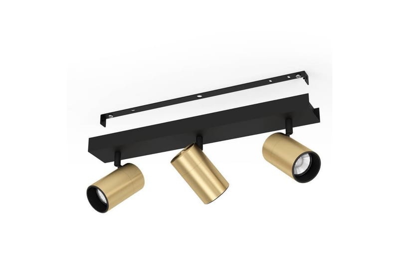 Spotlight Eglo Cumaribo Svart/Messing 3 lamper - 3 lamper - Belysning - Lyspærer & lyskilder - Spotlights & downlights