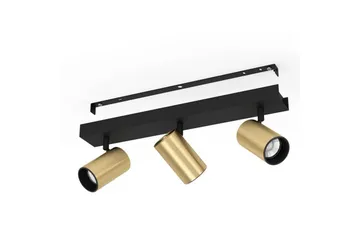 Spotlight Eglo Cumaribo Svart/Messing 3 lamper - 3 lamper - Belysning - Lyspærer & lyskilder - Spotlights & downlights