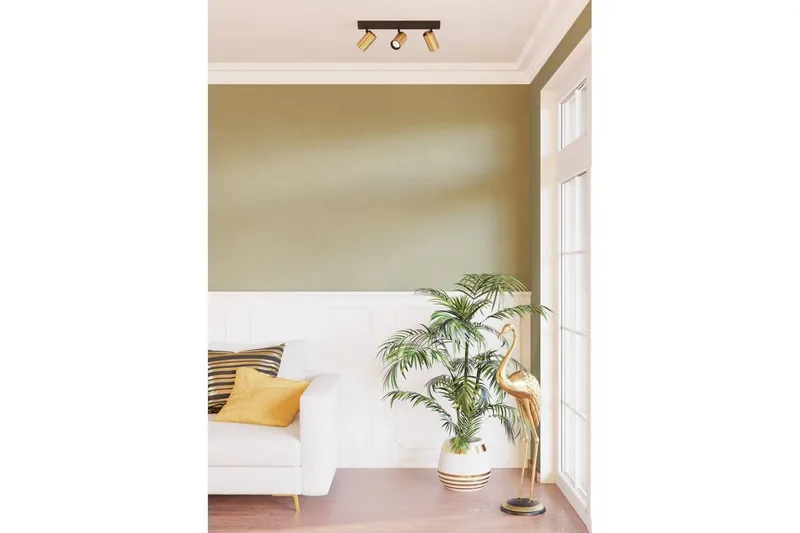 Spotlight Eglo Cumaribo Svart/Messing 3 lamper - 3 lamper - Belysning - Lyspærer & lyskilder - Spotlights & downlights