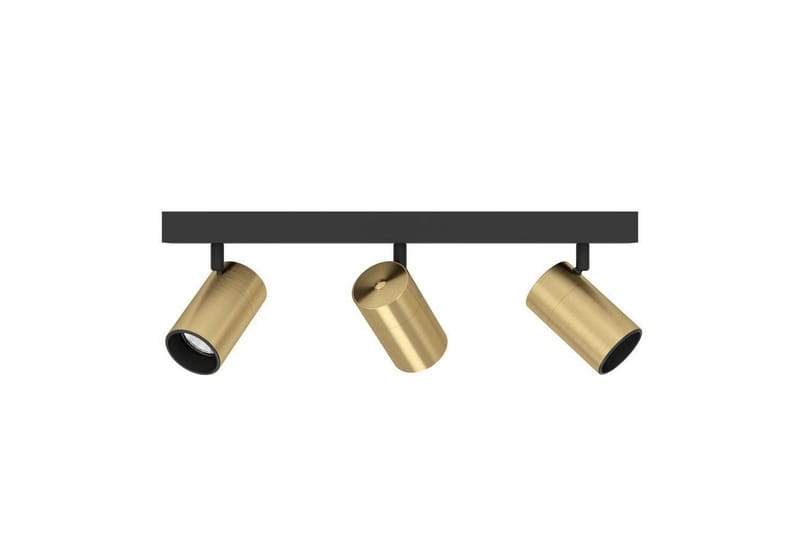 Spotlight Eglo Cumaribo Svart/Messing 3 lamper - 3 lamper - Belysning - Lyspærer & lyskilder - Spotlights & downlights