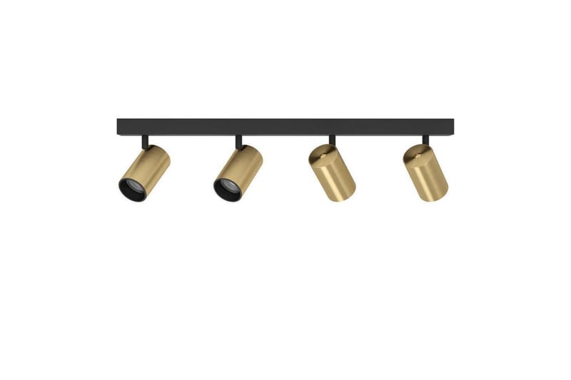 Spotlight Eglo Cumaribo Svart/Messing 4 Lamper - 4 Lamper - Belysning - Lyspærer & lyskilder - Spotlights & downlights