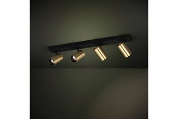 Spotlight Eglo Cumaribo Svart/Messing 4 Lamper - 4 Lamper - Belysning - Lyspærer & lyskilder - Spotlights & downlights