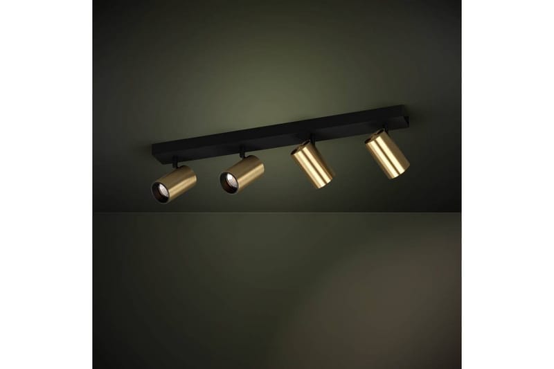 Spotlight Eglo Cumaribo Svart/Messing 4 Lamper - 4 Lamper - Belysning - Lyspærer & lyskilder - Spotlights & downlights