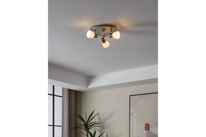 Spotlight Eglo Enea Rondell med 3 Lamper - Hvit - Belysning - Lyspærer & lyskilder - Spotlights & downlights