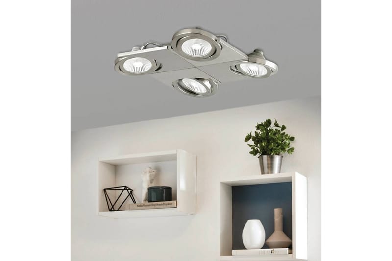 LED-spotlight Eglo Brea Matt nikkel - Matt nikkel - Belysning - Lyspærer & lyskilder - Spotlights & downlights - Spotlight skinne